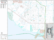 Town 'n' Country Wall Map Premium Style